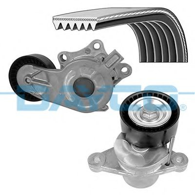 Set curea transmisie cu caneluri CITROËN C5 III (RD_) (2008 - 2016) DAYCO KPV268