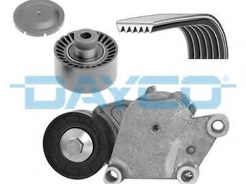 Set curea transmisie cu caneluri Citroen C2 (JM_), Citroen C4 cupe (LA_), Citroen C4 I (LC_) - DAYCO KPV093