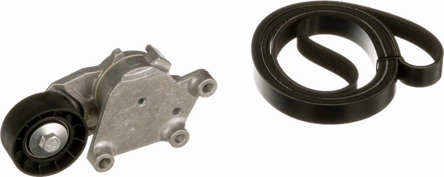 Set curea transmisie cu caneluri FORD FIESTA V (JH_, JD_), Hatchback, 11.2001 - 12.2014 Gates K016PK975