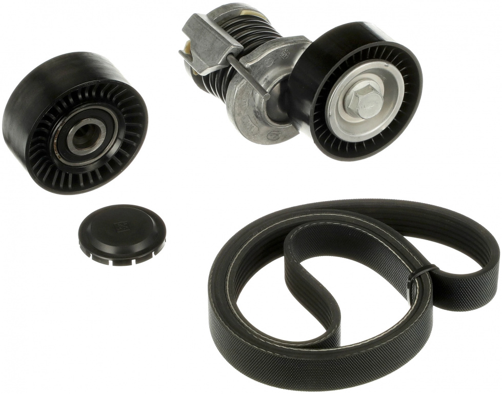 Set curea transmisie cu caneluri Gates VW TRANSPORTER T6 / CARAVELLE T6 bus (SGB, SGJ, SHB, SHJ) 2015-2019 - K016PK1550XS