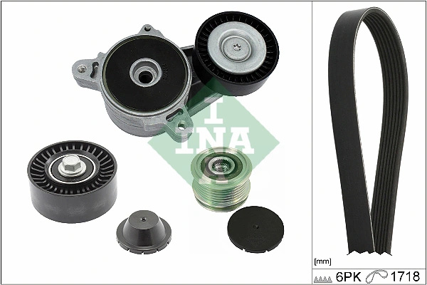 Set curea transmisie cu caneluri INA JEEP PATRIOT (MK74) 2007-2017 - 529 0515 20