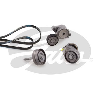 Set curea transmisie cu caneluri K066PK1700 GATES pentru Seat Alhambra Vw Golf Vw Jetta Vw Vento Vw Tiguan Vw Rabbit Vw Touran Vw Bora Vw Beetle Vw Novo Seat Ibiza Vw Eos Vw Sharan Skoda Fabia