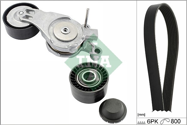 Set curea transmisie cu caneluri # Mazda 2 2008 20