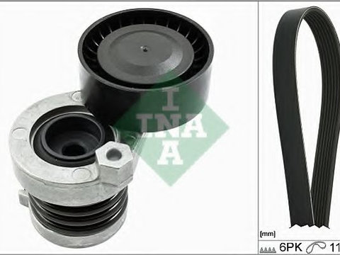 Set curea transmisie cu caneluri MERCEDES-BENZ A-CLASS (W176) (2012 - 2020) INA 529 0117 10