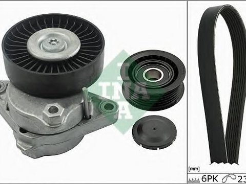 Set curea transmisie cu caneluri MERCEDES-BENZ SL (R129), MERCEDES-BENZ G-CLASS (W463), MERCEDES-BENZ C-CLASS limuzina (W202) - INA 529 0035 10