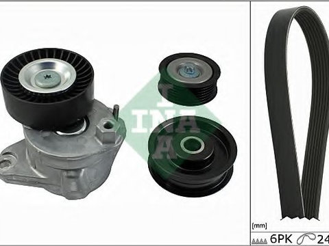 Set curea transmisie cu caneluri MERCEDES M-CLASS (W164) (2005 - 2011) INA 529 0034 10 piesa NOUA