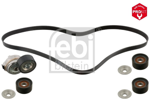 Set curea transmisie cu caneluri # Nissan Qashqai 2010 2011 2012 2013 # 45968 # FEBI BILSTEIN