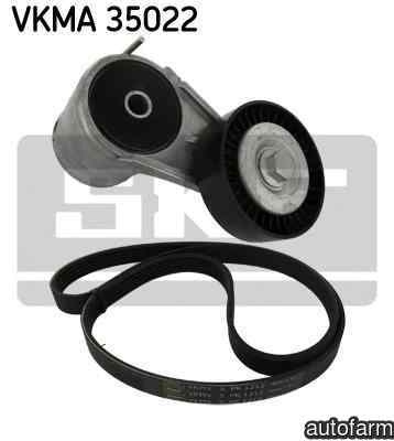 Set curea transmisie cu caneluri OPEL ASTRA H L48 SKF VKMA 35022