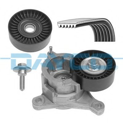 Set curea transmisie cu caneluri PEUGEOT 307 (3A/C) (2000 - 2016) DAYCO KPV057