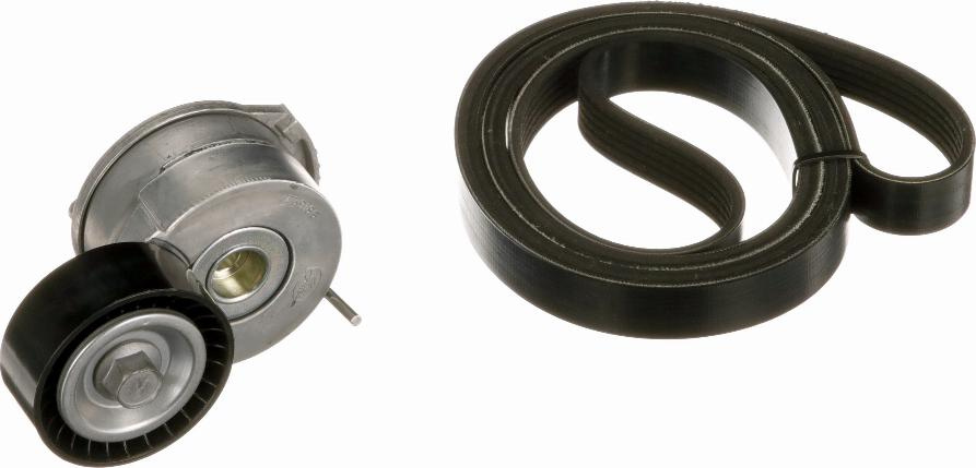 Set curea transmisie cu caneluri PEUGEOT 407 (6C_), Compartiment, 10.2005 - Gates K036PK1245