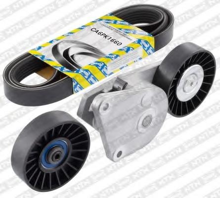 Set curea transmisie cu caneluri PEUGEOT 806 (221), Citroen XANTIA (X1), Citroen ZX (N2) - SNR KA866.05