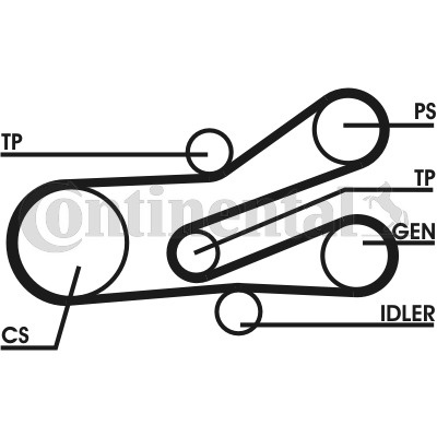 Set curea transmisie cu caneluri ~ Peugeot Boxer 2