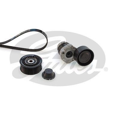 Set curea transmisie cu caneluri # Renault Clio 2013 2014 2015 2016 2017 2018 2019 2020 2021 2022 2023 2024 2025 # K017PK1570 # GATES