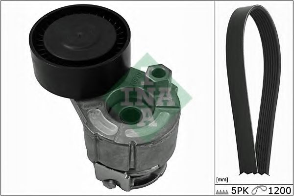 Set curea transmisie cu caneluri RENAULT GRAND SCE