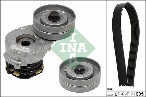Set curea transmisie cu caneluri Schaeffler INA 52