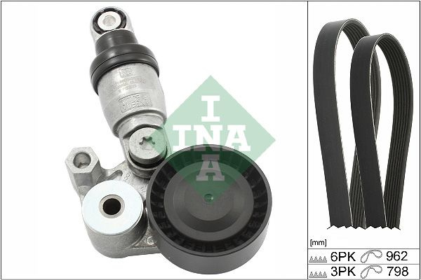 Set curea transmisie cu caneluri Schaeffler INA 52