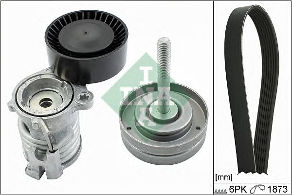 Set curea transmisie cu caneluri SEAT CORDOBA (6K2) - Cod intern: W20204459 - LIVRARE DIN STOC in 24 ore!!!