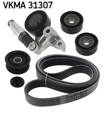 Set curea transmisie cu caneluri SKF AUDI Q5 (8RB) 2008-2017 - VKMA 31307
