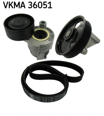 Set curea transmisie cu caneluri SKF RENAULT KANGO