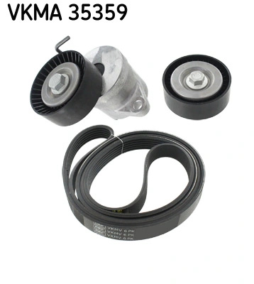 Set curea transmisie cu caneluri SKF VAUXHALL INSIGNIA Mk I (A) Sports Tourer (G09) 2008-2017 - VKMA 35359