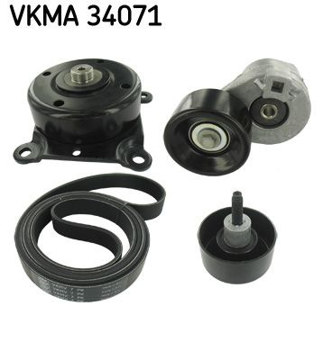 Set curea transmisie cu caneluri SKF VKMA 34071