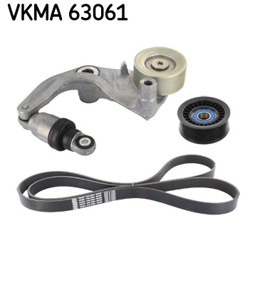 Set curea transmisie cu caneluri SKF VKMA 63061 pentru HONDA CR-V II (RD_) 2005-2007