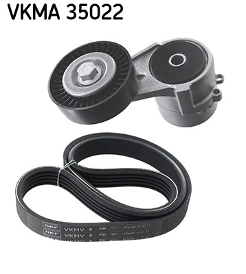 Set curea transmisie cu caneluri SKF VKMA35022 la masina VAUXHALL ASTRA Mk V (H) (A04) Z 18 XE 1796cc 125cp 92kW 2004 2005 2006 2007 2008 2009