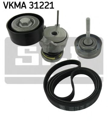 Set curea transmisie cu caneluri SKODA FABIA Prakt