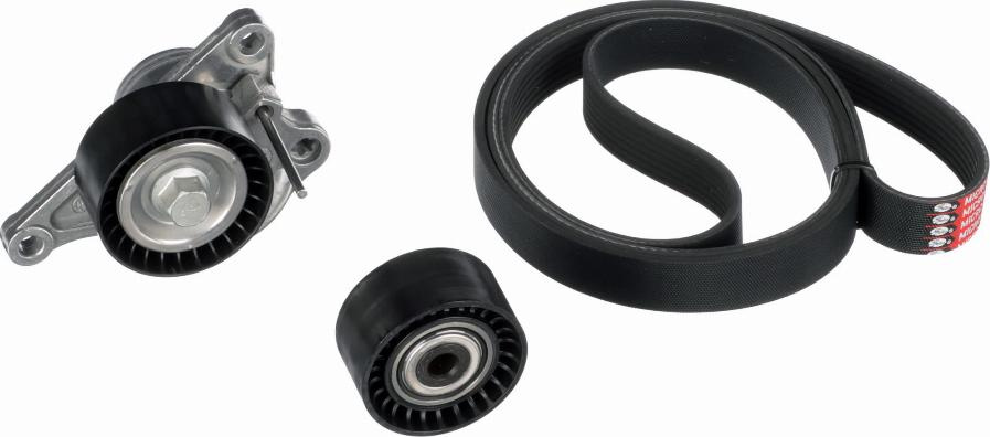 Set curea transmisie cu caneluri V-belts set with rollers fits. NISSAN INTERSTAR NV400 OPEL MOVANO B VIVARO A RENAULT MASTER III OPEL MOVANO B (X62), Camion de gunoi, 05.2010 - Gates K017PK1685