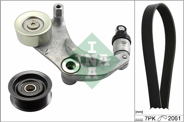 Set curea transmisie cu caneluri V-belts set with 