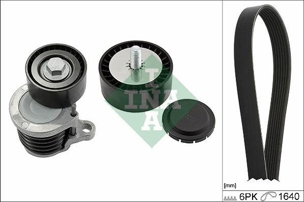 Set curea transmisie cu caneluri V-belts set with rollers fits. MERCEDES C A205 C C205 C T-MODEL S205 C W205 GLC C253 GLC X253 S MERCEDES-BENZ GLC (C253), Compartiment, 06.2016 - INA 529 0238 10