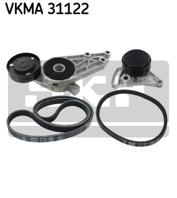 Set curea transmisie cu caneluri VKMA 31122 SKF pentru Audi A4 Audi A6 Vw Passat Audi Cabriolet Skoda Superb