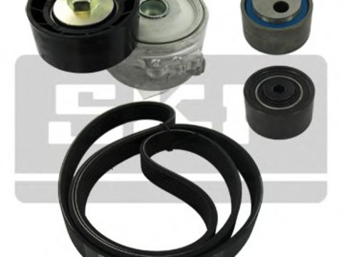 Set curea transmisie cu caneluri VKMA 33044 SKF pentru Peugeot 406 CitroEn Dispatch CitroEn Jumpy Fiat Scudo Fiat Ulysse CitroEn Xsara Peugeot 306 Peugeot 806 CitroEn Evasion CitroEn Synergie Peugeot 206 CitroEn Berlingo Peugeot Grand Peugeot Partner