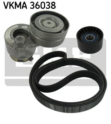 Set curea transmisie cu caneluri VOLVO S40 I (VS) (1995 - 2004) SKF VKMA 36038 piesa NOUA