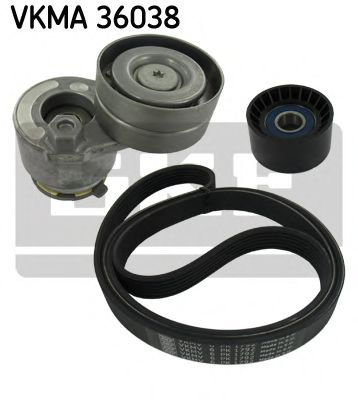 Set curea transmisie cu caneluri VOLVO V40 combi (