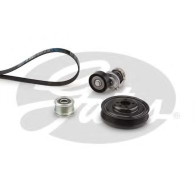 Set curea transmisie cu caneluri VW JETTA IV (162, 163) (2010 - 2016) GATES K046PK1070 piesa NOUA