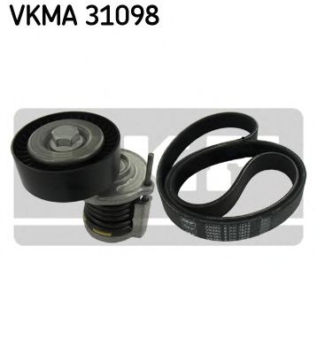 Set curea transmisie cu caneluri VW SHARAN (7N1, 7