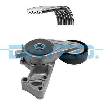 Set curea transmisie cu caneluri VW TRANSPORTER V caroserie (7HA, 7HH, 7EA, 7EH) (2003 - 2016) DAYCO KPV261 piesa NOUA