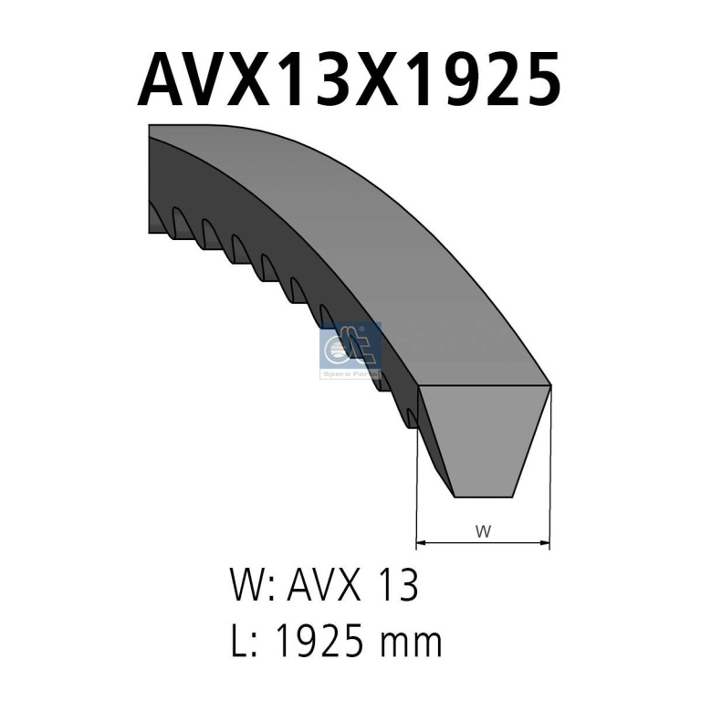 Set curea transmisie DT Spare Parts 5.41405