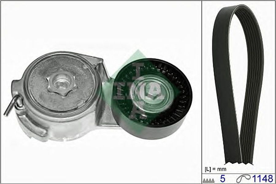 Set Curea transmisie FIAT 500L 199 INA 529001310