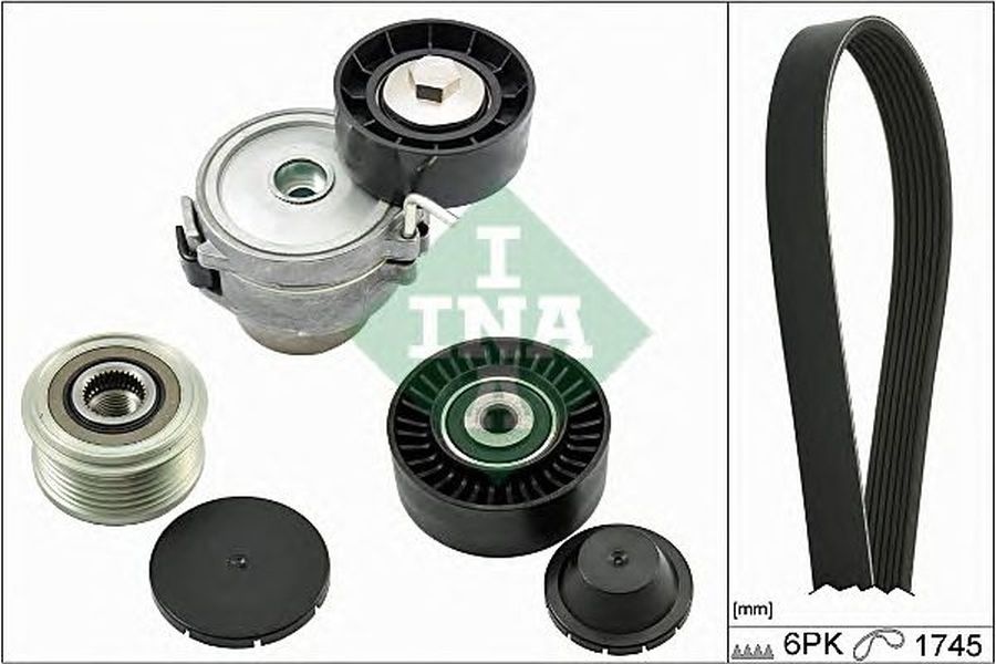 Set Curea transmisie FORD S-MAX WA6 INA 529011410