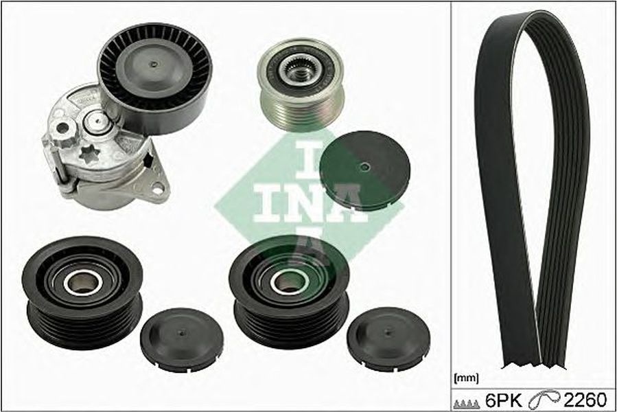 Set Curea transmisie MERCEDES-BENZ C-CLASS W203 INA 529013810