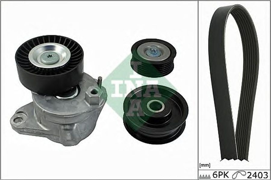 Set Curea transmisie MERCEDES-BENZ C-CLASS W203 INA 529003410