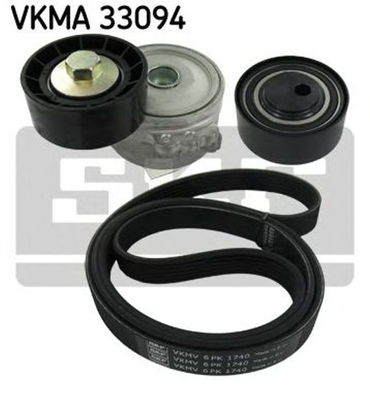 Set Curea transmisie PEUGEOT 206 SW 2E K SKF VKMA33094