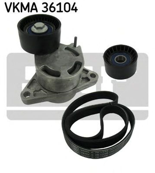 Set Curea transmisie RENAULT TRAFIC II bus JL SKF VKMA36104