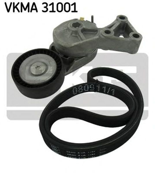 Set Curea transmisie VW TRANSPORTER V caroserie 7HA 7HH 7EA 7EH SKF VKMA31001