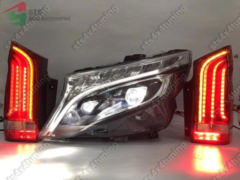 SET DAYLINE FARURI SI LED STOPURI MERCEDES V-CLASS W447 VITO 2015-2023 [V1]