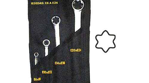 SET DE 4 CHEI TORX LATE IN SUPORT DE PAN