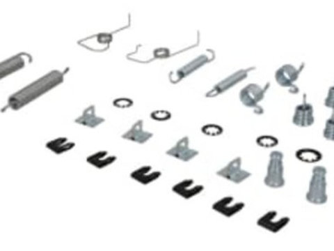 Set de montaj saboti de frana (BENDIX) ALFA ROMEO 145 146 33 CITROEN AX FIAT BRAVA BRAVO I MAREA LANCIA DELTA II RENAULT 19 II 19 II CHAMADE MEGANE I 1.1-2.0 05.83-08.03