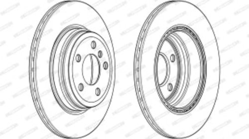 Set discuri de frana spate Dreapta/Stanga BMW 3 (F30 F80) 3 (F31) 3 GRAN TURISMO (F34) 4 (F32 F82) 4 (F33 F83) 4 GRAN COUPE (F36) 2.0 d-3.0H 11.11-